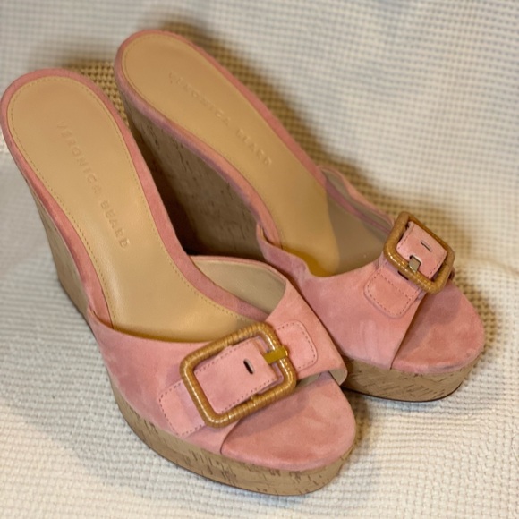 NWOB Veronica Beard
Donata Suede Wedge Sandals - Picture 3 of 8